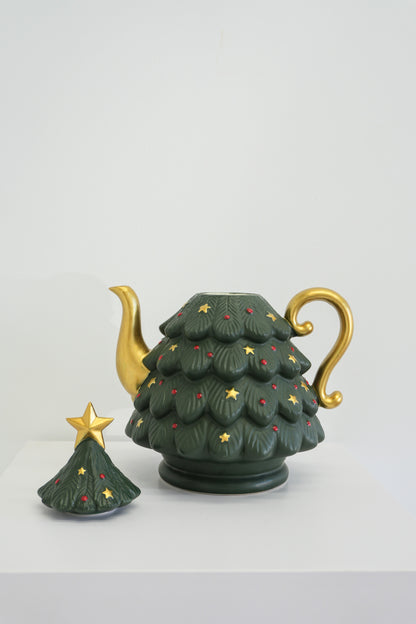 Buy Traditional Christmas Tree Teapot