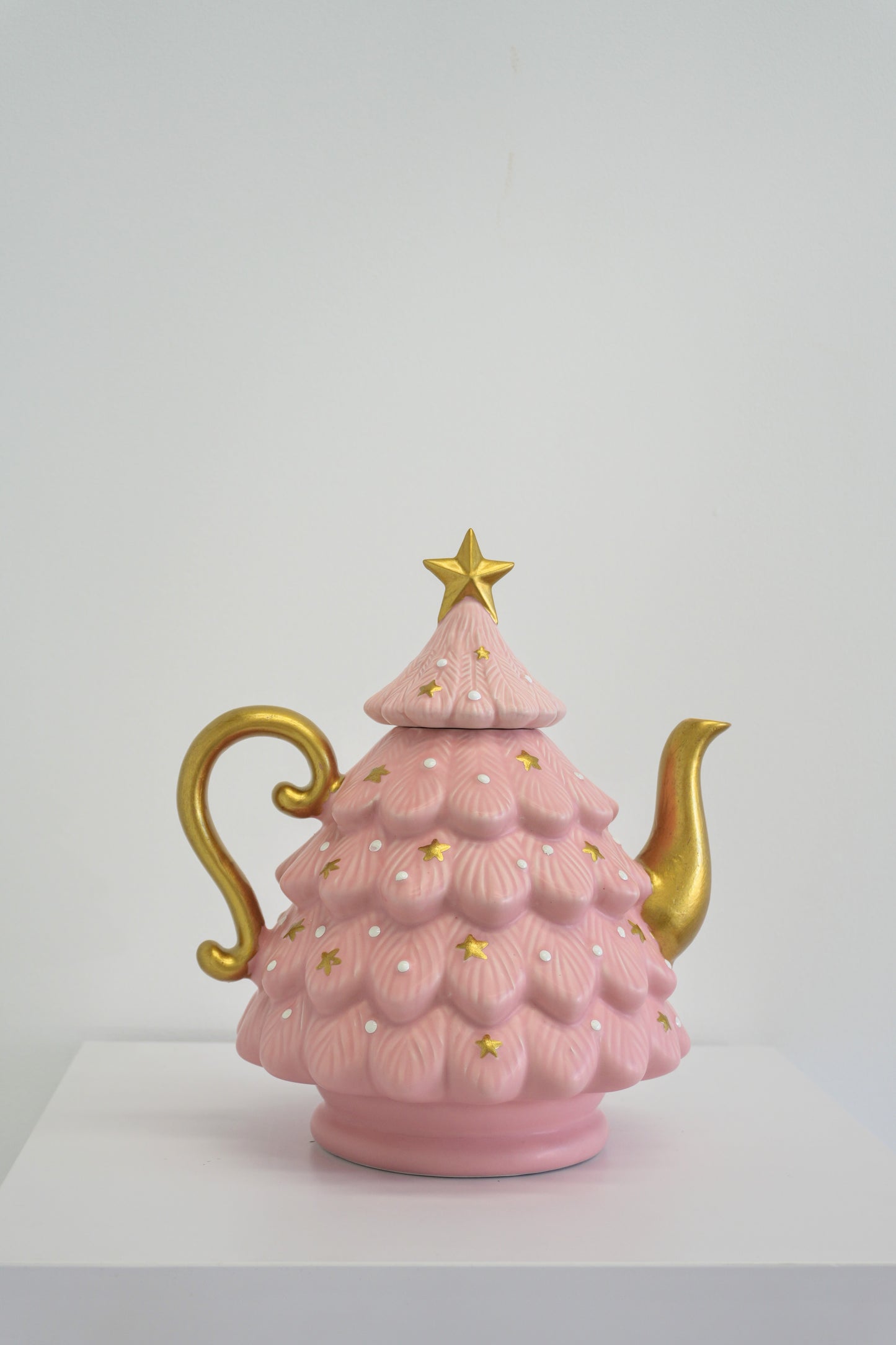 Shop Pink Christmas Tree Teapot