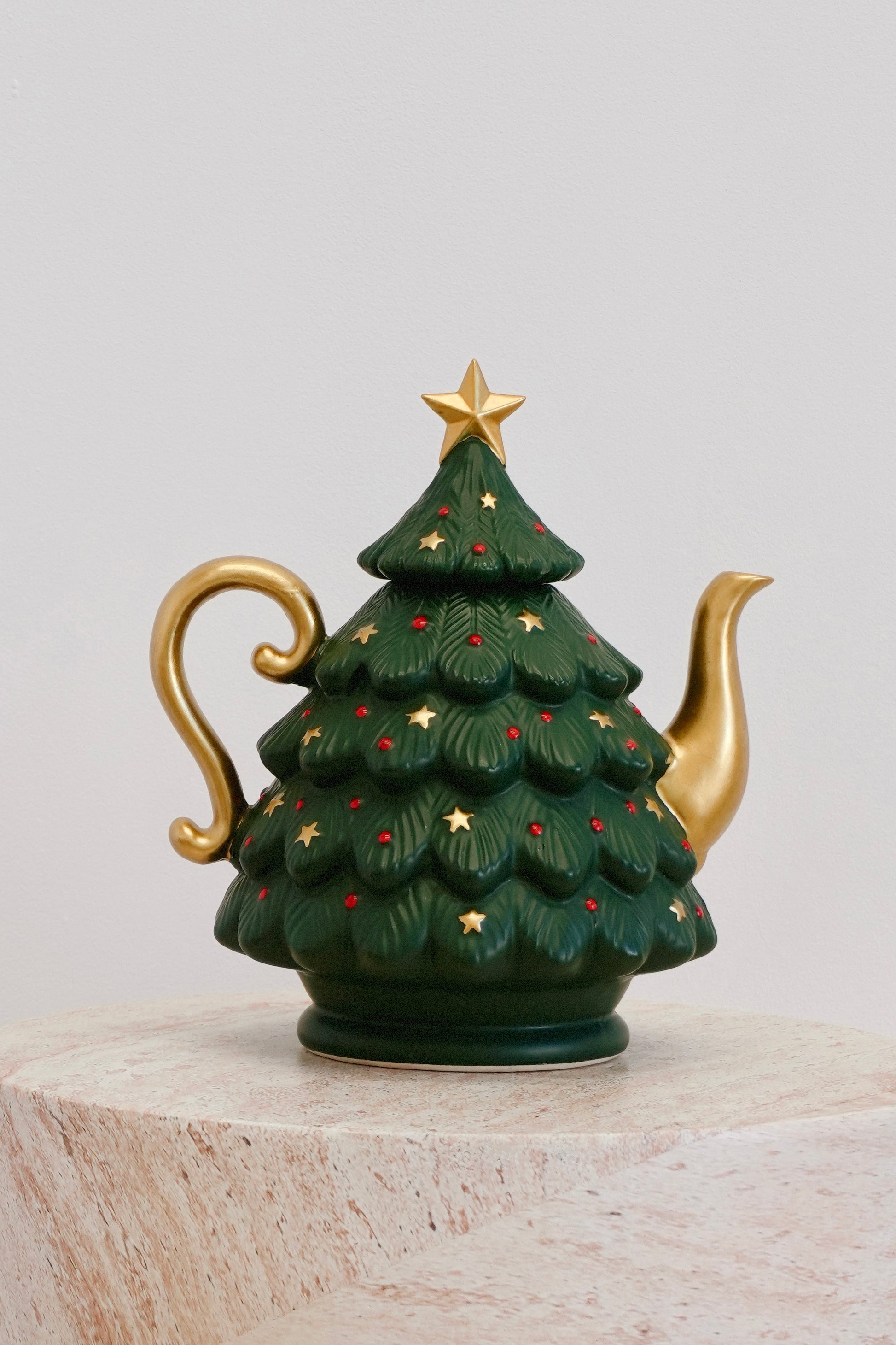 Buy Traditional Christmas Tree Teapot