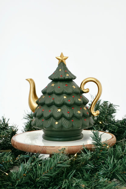 Shop Traditional Christmas Tree Teapot